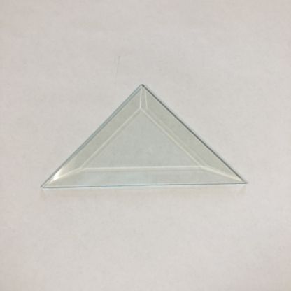Triangle Bevel Glass 4" x 4" x 5 11/16"