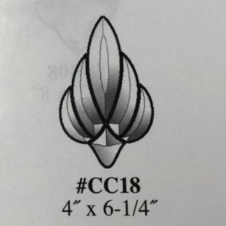 Cross Beveled Glass Cluster -CC18