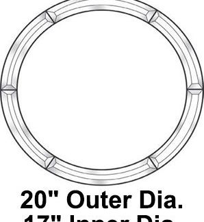 Bevel Glass Circle Border Set - MEC272