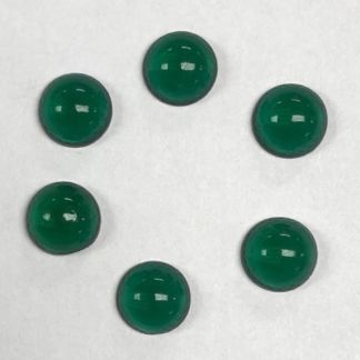 Smooth Round 9mm Jewel-Set of 6 -Teal