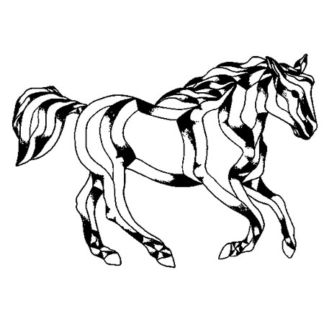 HGST-110C Sirocco Brown Bevel Horse