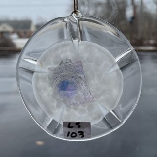 3-D Handblown Glass Sand Dollar #LS103