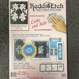 Reddi Etch  Hummingbird w/ Lilies Decal #10131