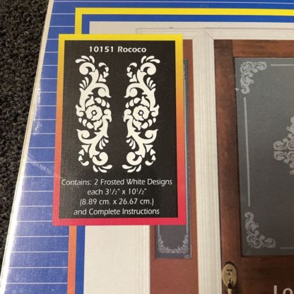 Reddi Etch  Rococo Flowers Decal #10151 - Image 2