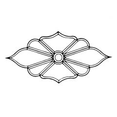 HJS17 Bevel Glass Cluster