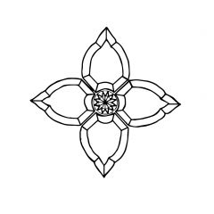 HSB05 Bevel Glass Cluster