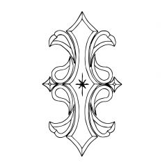 HSB24 Bevel Glass Cluster