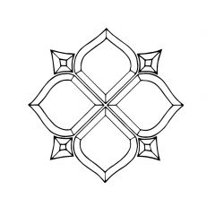 HC17 Bevel Glass Cluster