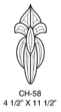 HCH658 Bevel Glass Cluster
