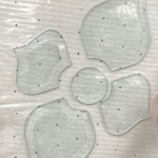HJS03A-Glue Chip Bevel Glass Cluster