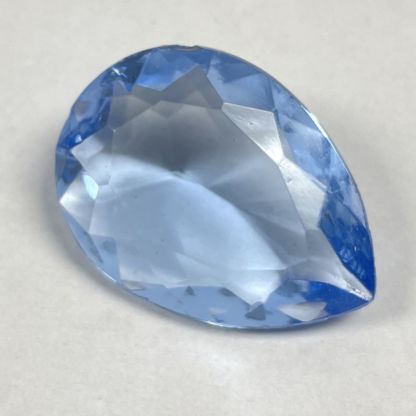 Teardrop Pressed Double Jewel #1825 Light Blue - Image 2