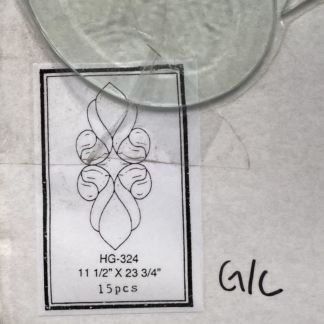 HG324GC - Glue Chip Beveled Glass Cluster