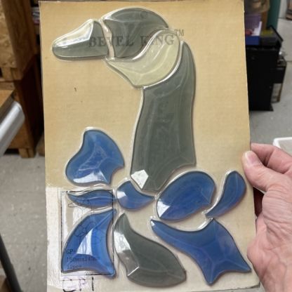 HGP01-Glass Beveled Blue/Grey Goose