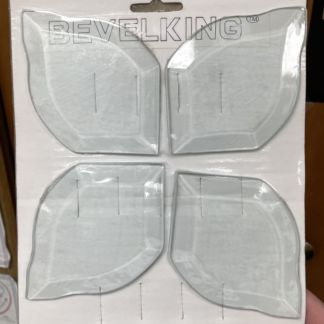 SB02-Glass Beveled Clear Cluster