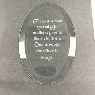 CF1016-Engraved 4" x 6" Oval Bevel Mother Gifts