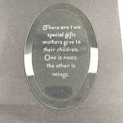 CF1016-Engraved 4" x 6" Oval Bevel Mother Gifts