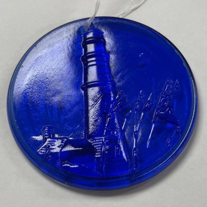 3-D Pressed Glass Rondel - Lighthouse #1097 - Image 2