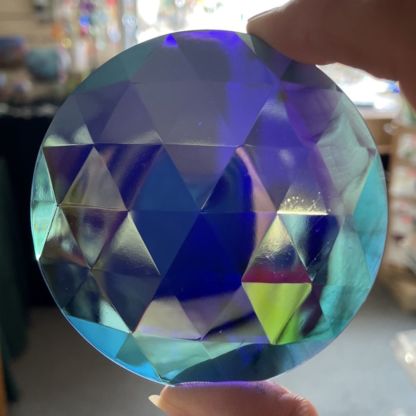 Dichroic Round 75mm Jewel BR75-04 Blue - Image 2