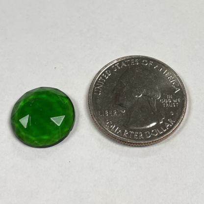 Faceted 15mm Round Jewel FR15-03 Green - Image 2