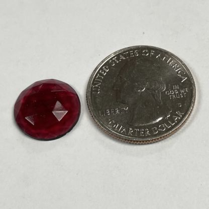 Faceted 15mm Round Jewel FR15-340 Pink - Image 2
