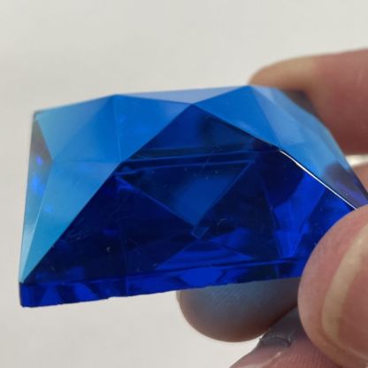 Faceted Square 40mm Jewel - Turquoise FQ40-05 - Image 2