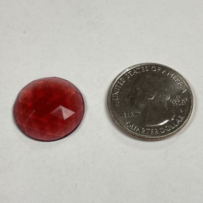 Faceted 20mm Round Jewel FR20-340 Pink - Image 2