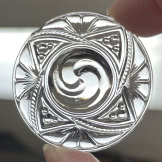 Victorian Round 40mm Jewel- Clear VFR40-01