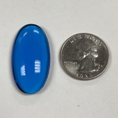 Smooth Oval Jewel - Turquoise HM3619-05 - Image 2