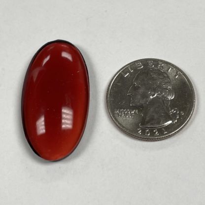 Smooth Oval Jewel - Cranberry HM3619-340 - Image 2