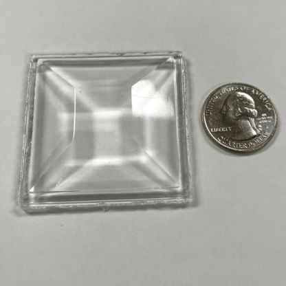 Square 50mm Jewel - Clear QST50-01 - Image 3