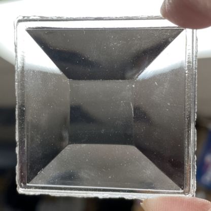 Square 50mm Jewel - Clear QST50-01