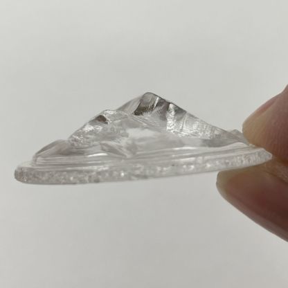 Round Lava 55mm Jewel- Clear RM55-01 - Image 2