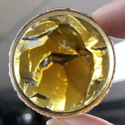Round Lava 38mm Jewel- Amber RM38-02