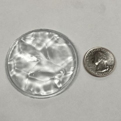 Round Lava 55mm Jewel- Clear RM55-01 - Image 3