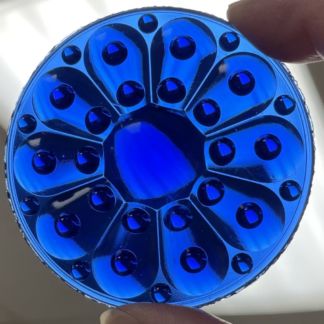 Round Texture 65mm (2 1/2") Jewel- Blue WM65-04