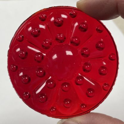 Round Texture 65mm (2 1/2") Jewel- Red WM65-10 - Image 4