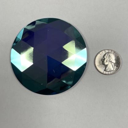 Dichroic Round 75mm Jewel BR75-04 Blue - Image 4