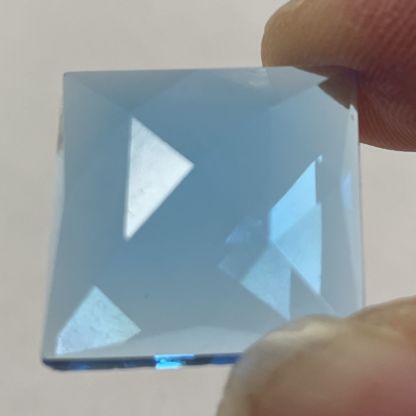 Faceted Square 18mm Jewel - Turquoise FQ18-05 - Image 2