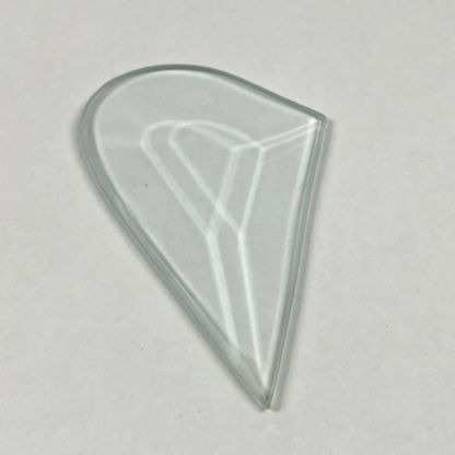 CFL 242 L - Clear Small Heart Bevel Left only