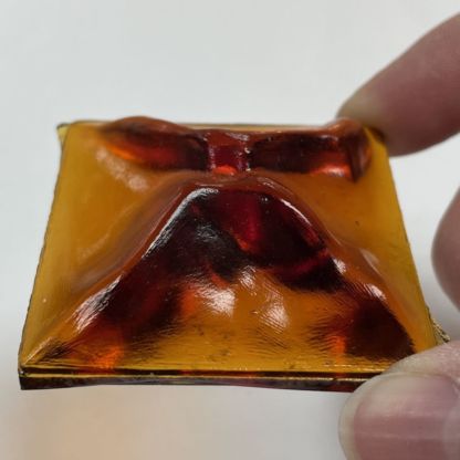 Old World Square 50mm Jewel - Amber CR50-02 - Image 3