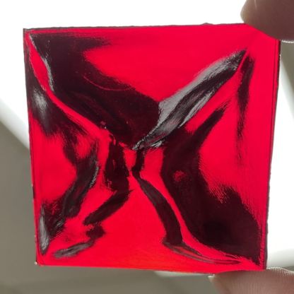 Old World Square 50mm Jewel - Red CR50-10