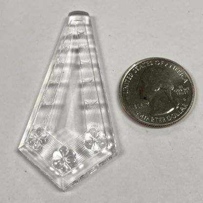 FN62-01 Pressed Pentagon Jewel-Clear - Image 2