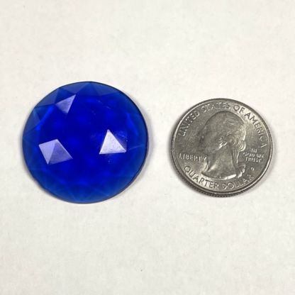 Faceted 30mm Round Jewel FR30-04 Blue - Image 2