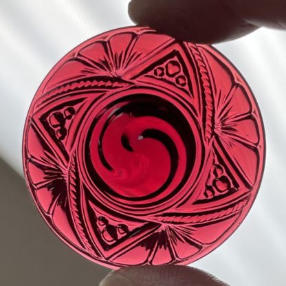 Victorian Round 40mm Jewel- Pink VFR40-340