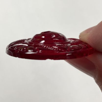 Victorian Round 40mm Jewel- Red VFR40-10 - Image 3
