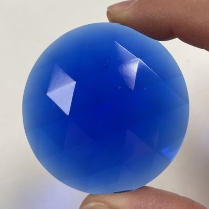 Faceted 50mm Round Jewel FR50-04 Blue - Image 2