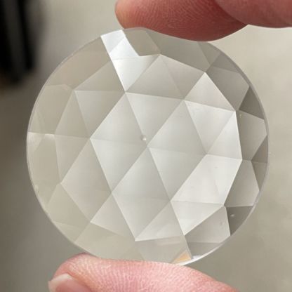 Faceted 35mm Round Jewel FR35-01 Clear