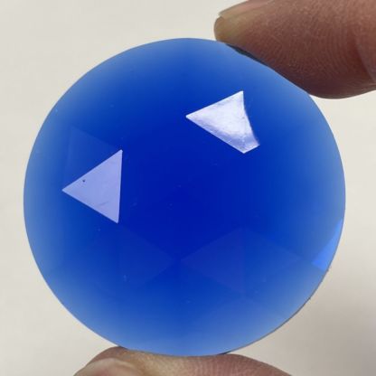 Faceted 40mm Jewel FR40-04 Blue - Image 3