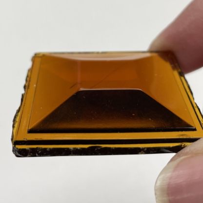 Square 40mm Jewel -Amber QST40-02 - Image 3