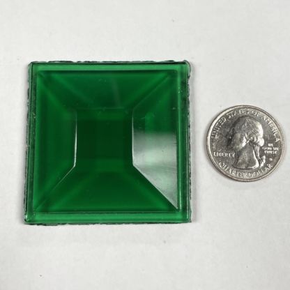 Square 50mm Jewel -Green QST50-03 - Image 2